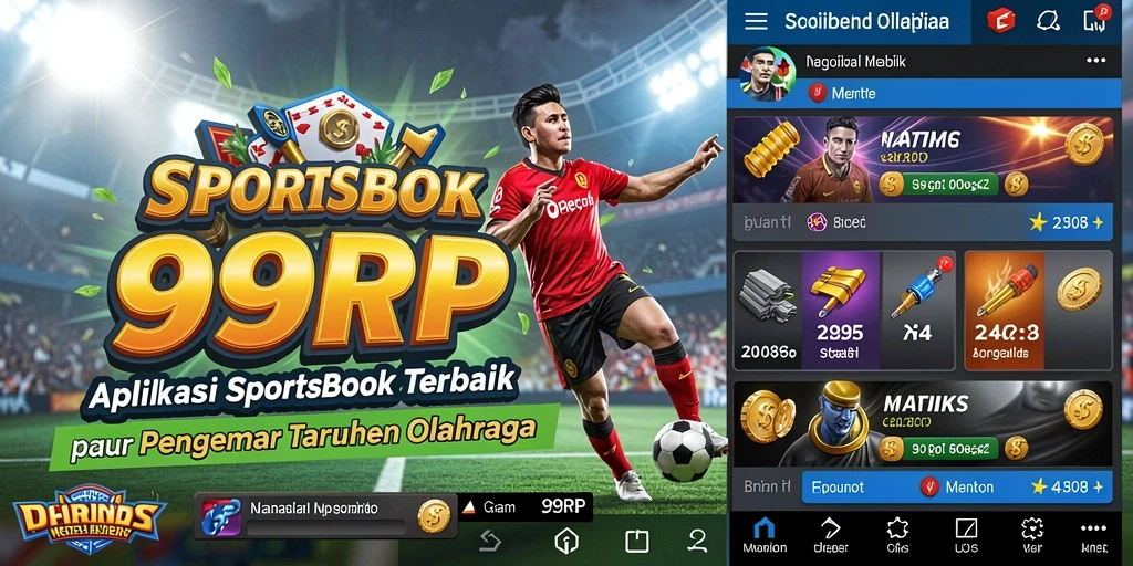 Tampilan antarmuka 99RP saat bertaruh secara langsung.
