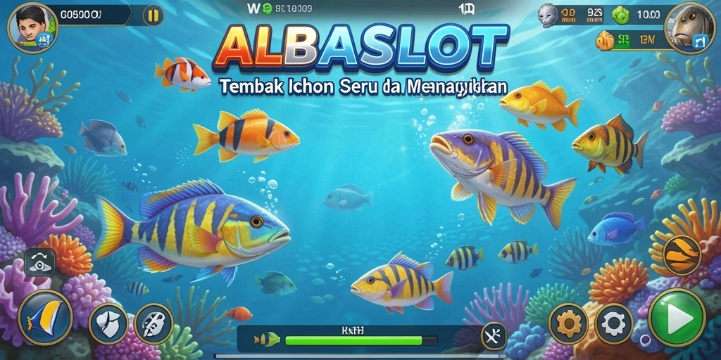 Tampilan menawan dari gameplay Tembak Ikan yang menggugah selera.
