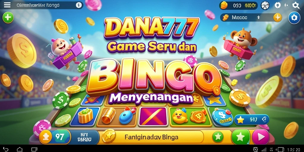 Tampilan gameplay Bingo yang menarik dan interaktif di DANA777.