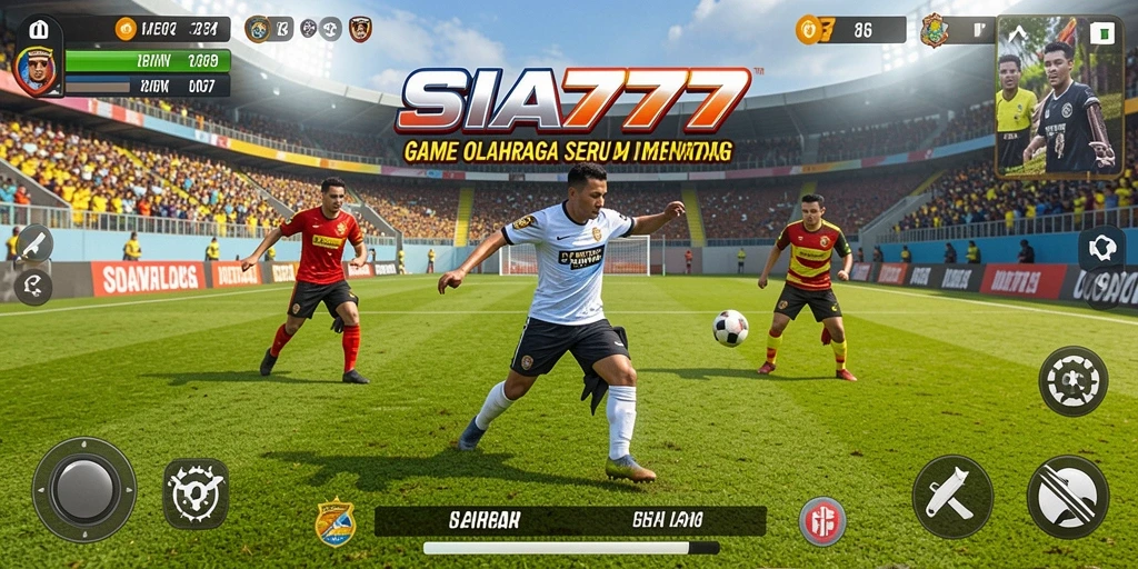 Tampilan gameplay olahraga yang menegangkan di SIA777.